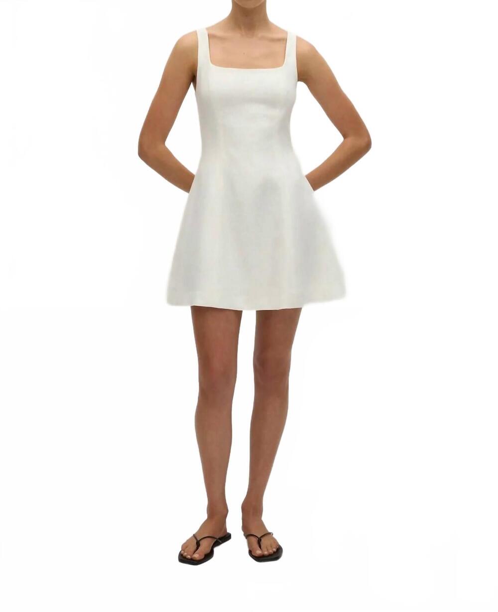 NEW FAITHFULL THE BRAND felice dress in white